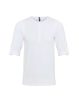 PR218 férfi gombos nyakú felgombolható hosszú ujjú sztreccspóló Premier, White-XS
