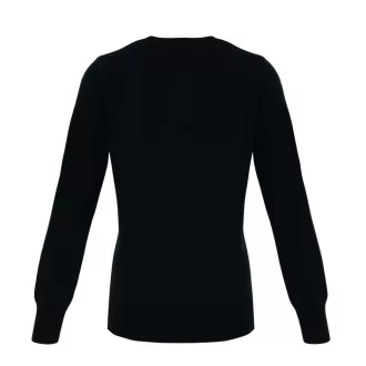  PR402 ESSENTIAL Női V-nyakú elején gombos akril kardigán Premier, Black-XS