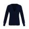 PR402 ESSENTIAL Női V-nyakú elején gombos akril kardigán Premier, Navy-XS