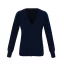 PR402 ESSENTIAL Női V-nyakú elején gombos akril kardigán Premier, Navy-XS