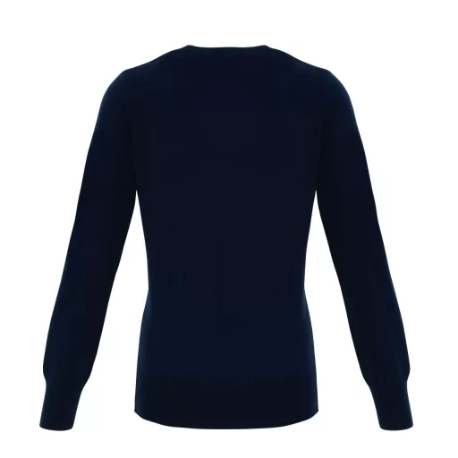 PR402 ESSENTIAL Női V-nyakú elején gombos akril kardigán Premier, Navy-XS