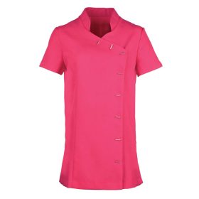   PR682 női tunika elöl aszimmetrikus gombolással Premier, Hot Pink-XS