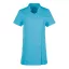 PR682 női tunika elöl aszimmetrikus gombolással Premier, Turquoise-XS