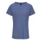 PR688 oldalzsebes lekerekített V-nyakú tunika Premier, Blue Heather-XS