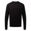 PR692 finom kötésű kereknyakú férfi pulóver Premier, Black-4XL