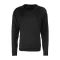PR694 V-nyakú finom kötésű férfi pulóver Premier, Black-M