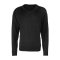 PR694 V-nyakú finom kötésű férfi pulóver Premier, Black-S