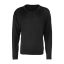 PR694 V-nyakú finom kötésű férfi pulóver Premier, Black-S