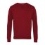 PR694 V-nyakú finom kötésű férfi pulóver Premier, Burgundy-4XL