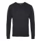 PR694 V-nyakú finom kötésű férfi pulóver Premier, Charcoal-XS