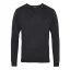 PR694 V-nyakú finom kötésű férfi pulóver Premier, Charcoal-XS
