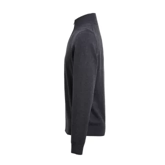   PR695 férfi pulóver 1/4 cipzáras nyakkivágással Premier, Charcoal-XS