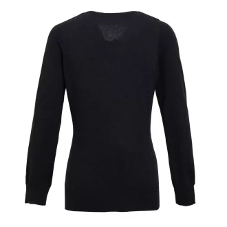   PR696 V-nyakú finom kötésű Női pulóver Premier, Charcoal-XS