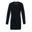 PR698 hosszú fazonú elől végig gombos finom kötésű Női kardigán Premier, Black-2XL