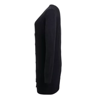   PR698 hosszú fazonú elől végig gombos finom kötésű Női kardigán Premier, Charcoal-XS