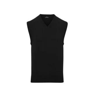   PR699 V-nyakkivágású trendy férfi mellény Premier, Black-XS