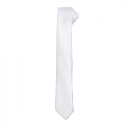 Premier PR793 keskeny nyakkendő, White