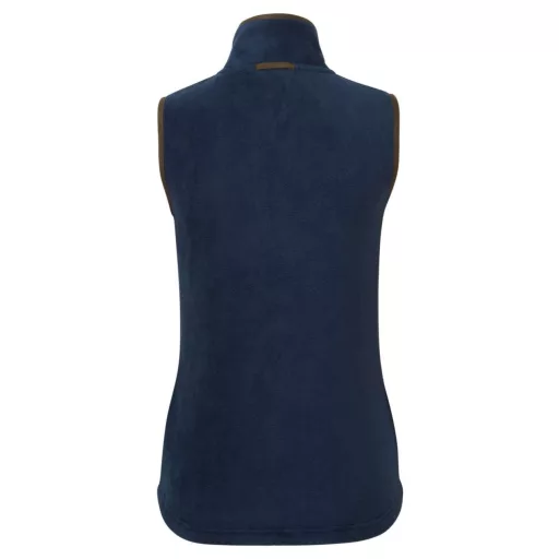 PR804 ARTISAN karcsusított Női polár mellény Premier, Navy/Brown-S