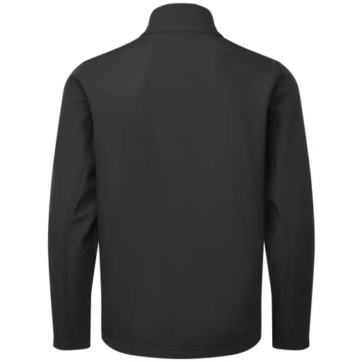 PR810 férfi softshell galléros dzseki elől végig cipzárral Premier, Black-S