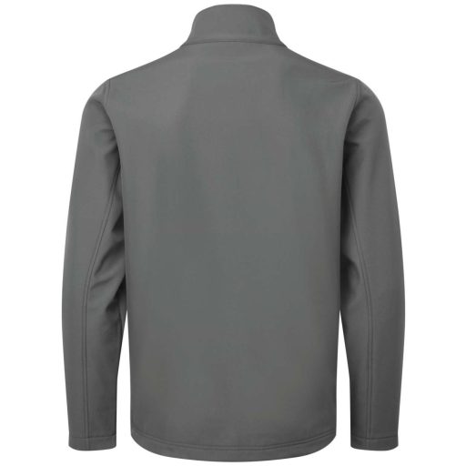 PR810 férfi softshell galléros dzseki elől végig cipzárral Premier, Dark Grey-2XL