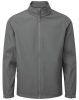 PR810 férfi softshell galléros dzseki elől végig cipzárral Premier, Dark Grey-S
