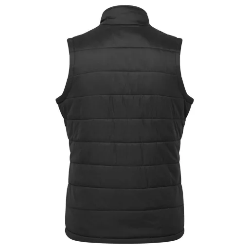 PR815 steppelt cipzáras bélelt karcsusított Női mellény cipzáras zsebekkel Premier, Black-2XL