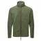 PR823 ARTISAN férfi cipzáras polár pulóver Premier, Moss Green/Brown-3XL