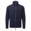 PR823 ARTISAN férfi cipzáras polár pulóver Premier, Navy/Brown-L