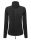 PR824 ARTISAN karcsusított cipzáras Női polár pulóver Premier, Black/Black-L