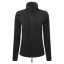 PR824 ARTISAN karcsusított cipzáras Női polár pulóver Premier, Black/Black-S