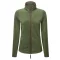 PR824 ARTISAN karcsusított cipzáras Női polár pulóver Premier, Moss Green/Brown-S