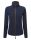 PR824 ARTISAN karcsusított cipzáras Női polár pulóver Premier, Navy/Brown-L