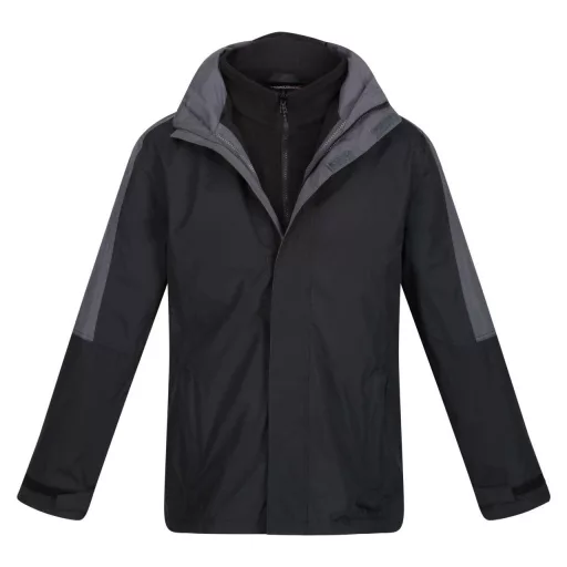 Regatta férfi vízálló dzseki 3 az 1-ben, RETRA130, Red/Seal Grey-M