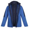 Regatta férfi vízálló dzseki 3 az 1-ben, RETRA130, Royal Blue/Navy-2XL