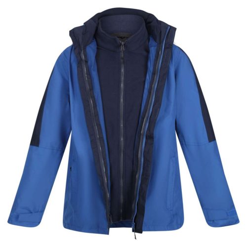 Regatta férfi vízálló dzseki 3 az 1-ben, RETRA130, Royal Blue/Navy-2XL