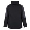 Regatta Női vízálló dzseki 3 az 1-ben, RETRA132, Black/Seal Grey-2XL