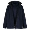 Regatta Női vízálló dzseki 3 az 1-ben, RETRA132, Navy/Black-L