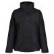 Regatta vízálló, szélálló, rejtett kapucnis bélelt Női dzseki, RETRA306, Black-L
