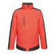Regatta vízálló, szigetelt, rejtett kapucnis férfi kabát, RETRA312, Classic Red/Black-M