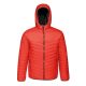 Regatta vízlepergető steppelt könnyű kapucnis dzseki, RETRA420, Classic Red/Black-XS