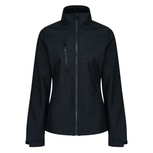 Regatta Női 3 rétegű vízlepergető softshell dzseki, RETRA613, Black/Black-10
