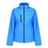 Regatta Női 3 rétegű vízlepergető softshell dzseki, RETRA613, French Blue/Navy-10