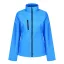 Regatta Női 3 rétegű vízlepergető softshell dzseki, RETRA613, French Blue/Navy-10