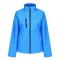 Regatta Női 3 rétegű vízlepergető softshell dzseki, RETRA613, French Blue/Navy-16