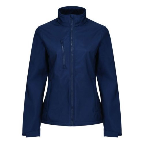 Regatta Női 3 rétegű vízlepergető softshell dzseki, RETRA613, Navy/Navy-12