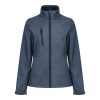 Regatta Női 3 rétegű vízlepergető softshell dzseki, RETRA613, Seal Grey/Black-10