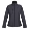 Regatta Női HONESTLY softshell dzseki, ujrahasznosított anyagból, RETRA616, Seal Grey-M