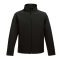 Regatta két rétegű, vízlepergető férfi softshell dzseki, RETRA628, Black/Black-2XL