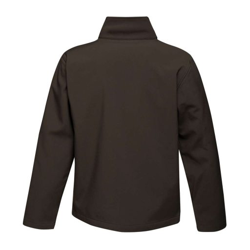 Regatta két rétegű, vízlepergető férfi softshell dzseki, RETRA628, Black/Classic Red-XL
