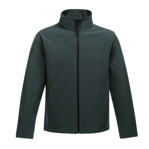 Regatta két rétegű, vízlepergető férfi softshell dzseki, RETRA628, Dk Spruce/Black-S